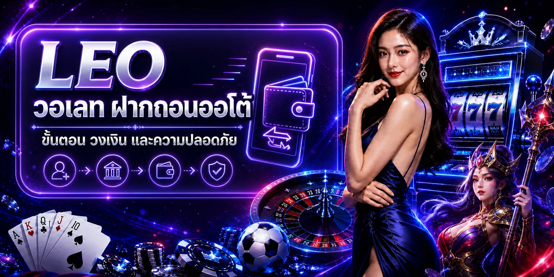 LEO วอเลท | ฝากถอนออโต้และวิธีทำรายการปลอดภัย